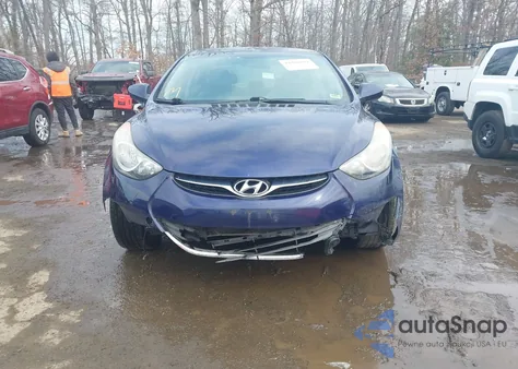 2013 Hyundai Elantra Gls from USA, damaged, VIN 5NPDH4AEXDH433880